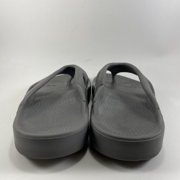 Oofos Ooriginal Flip Flops Mens Size 10 Womens Size 12 Gray Comfort Recovery main image 9